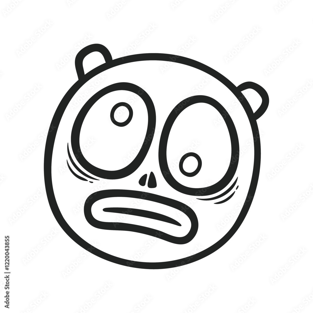 design vector illustration mosnter isolated on white background design vector illustration mosnter isolated on white background