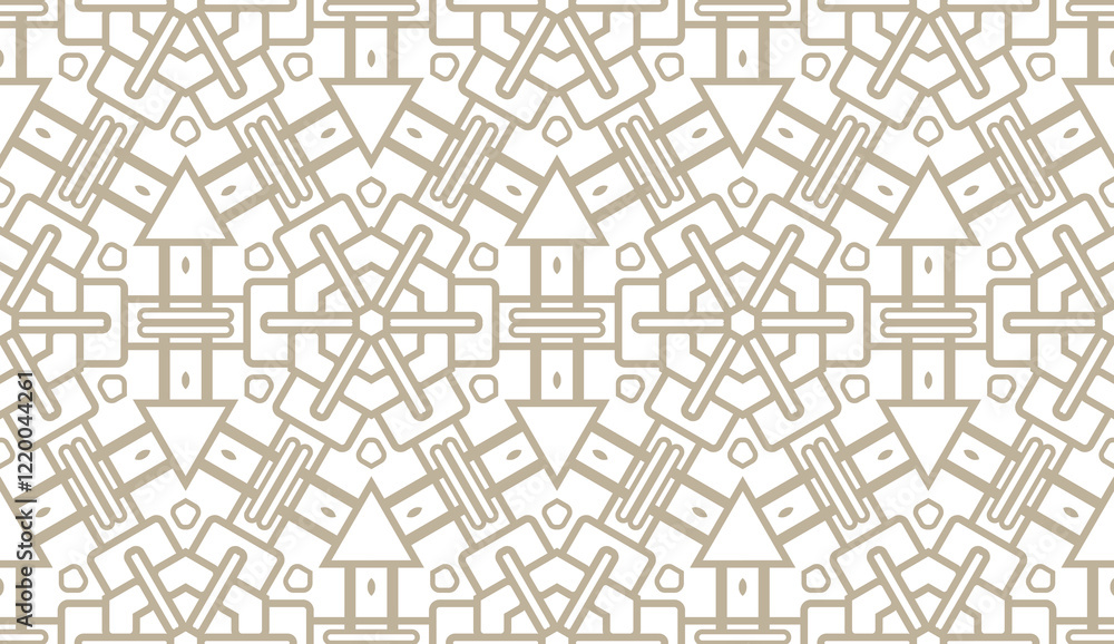 geometric line patterns. vector illustration