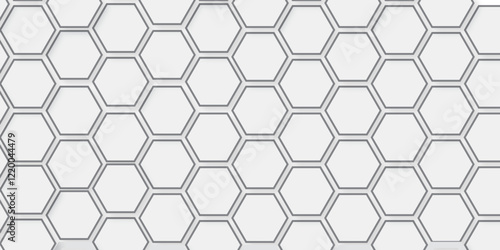 Abstract multicolor hexagon geometric honeycomb texture background. creative decorative element fabric.