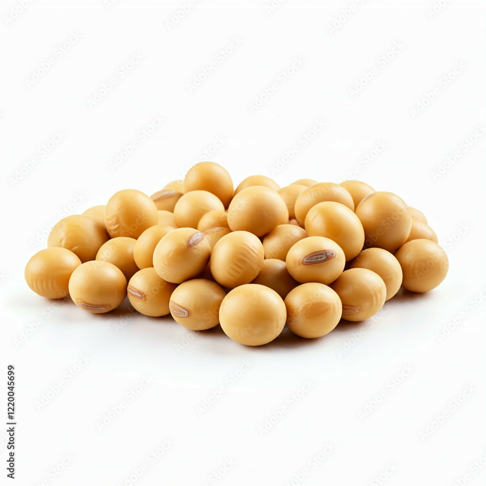 close up of soybeans isolated on white background close up of soybeans isolated on white background