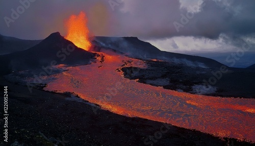 火山の噴火と爆発 photo