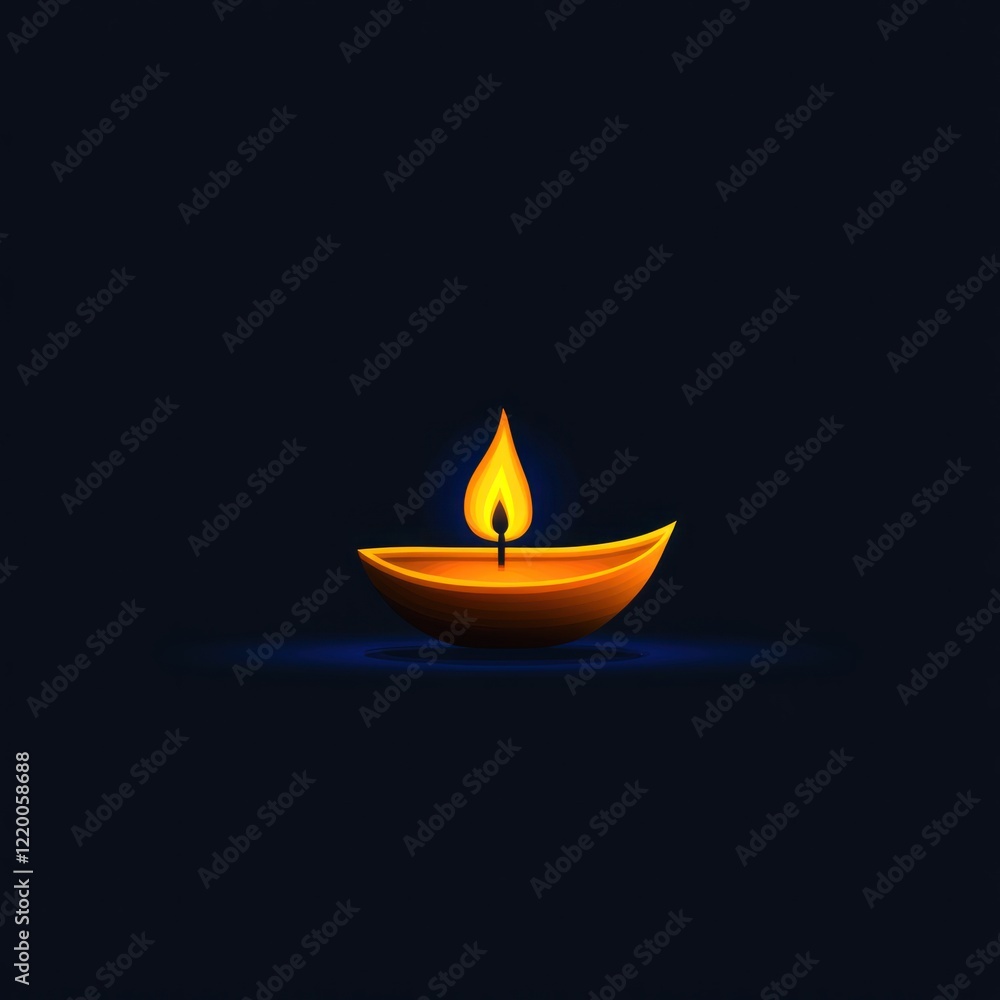 Vibrant Diwali Festival of Lights Poster with Decorative Diya Lamp Vector Art Vibrant Diwali Festival of Lights Poster with Decorative Diya Lamp Vector Art