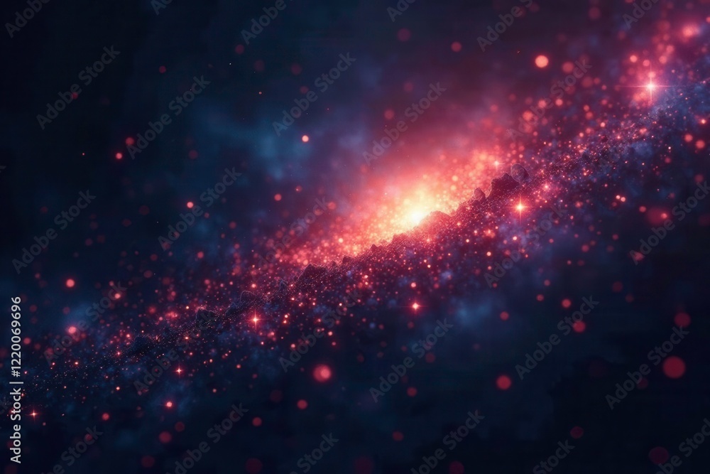 Radiant fragments dispersed throughout the darkness, stars, particles, fragments Radiant fragments dispersed throughout the darkness, stars, particles, fragments