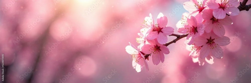 custom made wallpaper toronto digitalCherry blossoms sway gently in the soft morning light, tree, nature, cherry blossoms