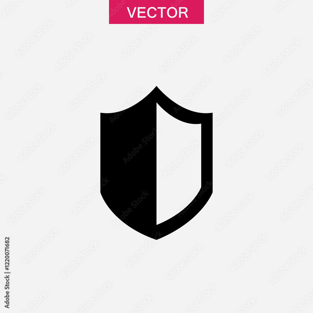 Shield icon. Vector flat black simple trendy style illustration for web and app..eps Shield icon. Vector flat black simple trendy style illustration for web and app..eps