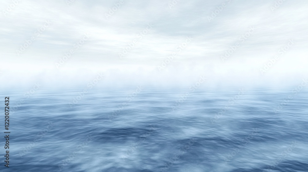 Fototapeta premium Tranquil Lake with Soft Fog and Natural Light