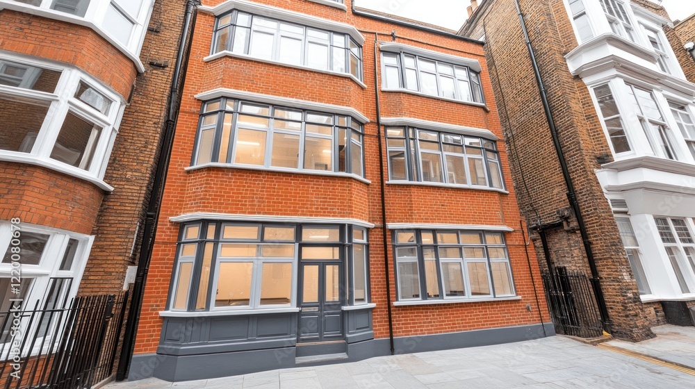 Fototapeta premium Refurbished Brick Townhouse in London