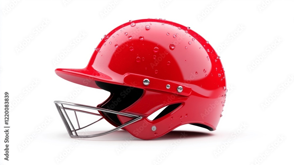 Fototapeta premium Sport Helmet on white background. Generative AI