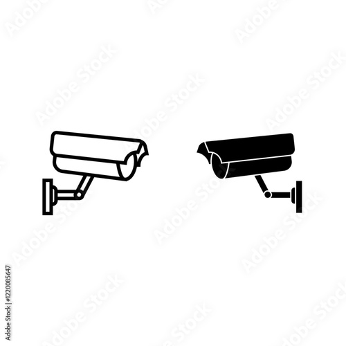 CCTV icon. security camera vector.