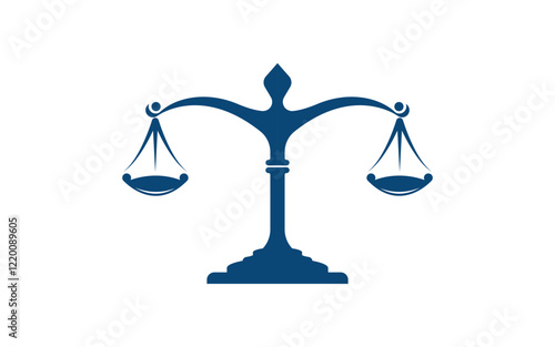 Justice law firm icon Logo Template vector illustration design