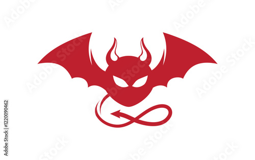 Devil horn Vector icon design illustration Template
