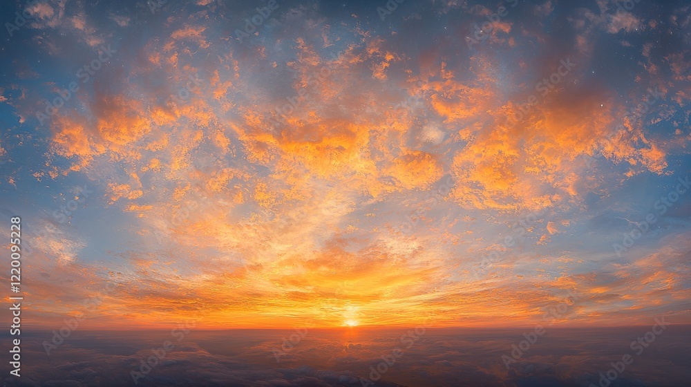 A breathtaking sunset with vibrant orange and blue hues, casting a warm glow across the sky and reflecting peaceful tranquility over the horizon. A breathtaking sunset with vibrant orange and blue hues, casting a warm glow across the sky and reflecting peaceful tranquility over the horizon.
