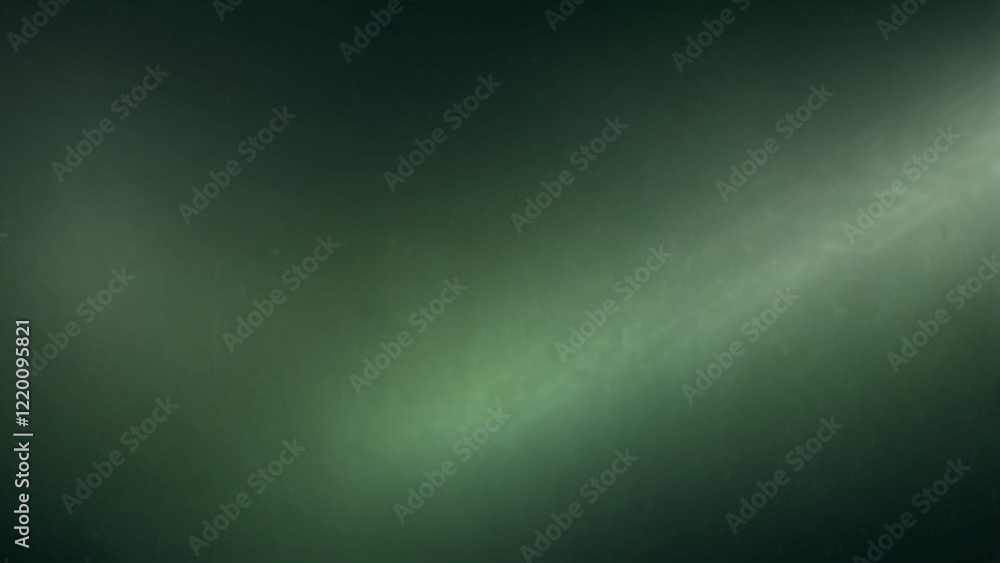 Fototapeta premium abstract blurred green background with a gradient shadows and light rays