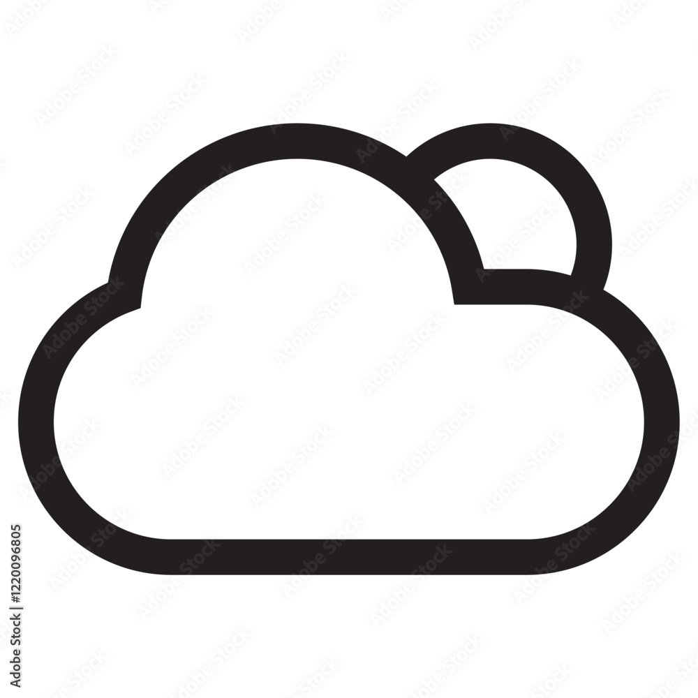 cloud computing icon on white background cloud computing icon on white background