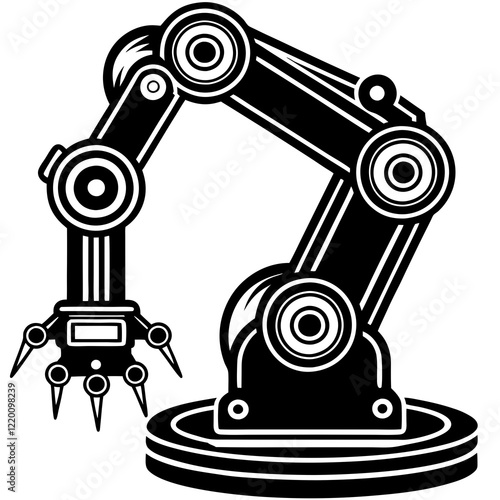 Robotic Arm Assembling Precision Machinery