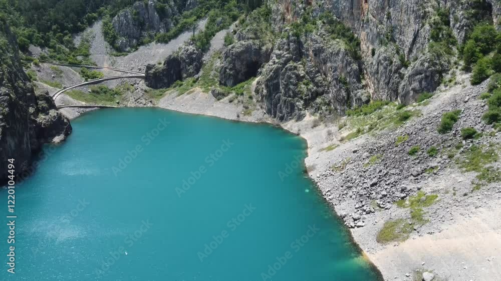 Red Lake near the city of Imotski, Croatia Red Lake near the city of Imotski, Croatia