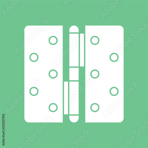 door hinge sign symbol vector flat icon