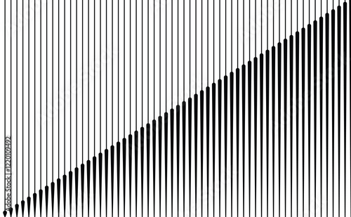 Line vertical stripe pattern creating diagonal space abstract background