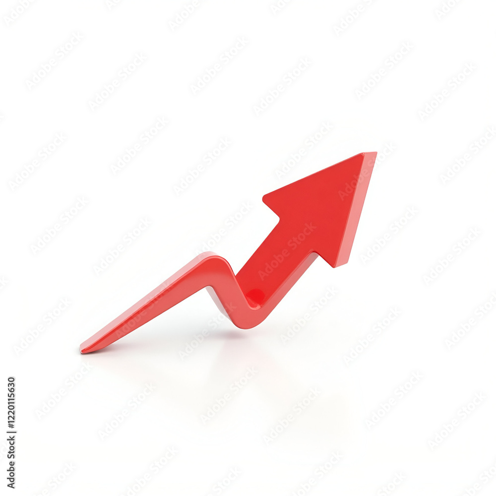 arrow on a white background, moving red arrow isolated on a white background, Arrow icon. Red up arrow. Glossy arrow isolated on white background arrow on a white background, moving red arrow isolated on a white background, Arrow icon. Red up arrow. Glossy arrow isolated on white background