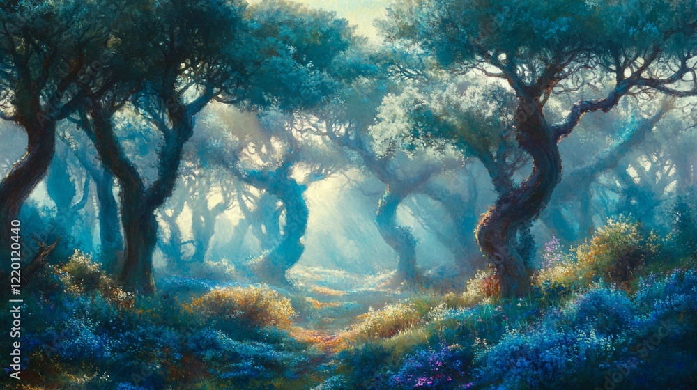 Enchanted Forest: A Mystical Path Through Twisted Trees Enchanted Forest: A Mystical Path Through Twisted Trees