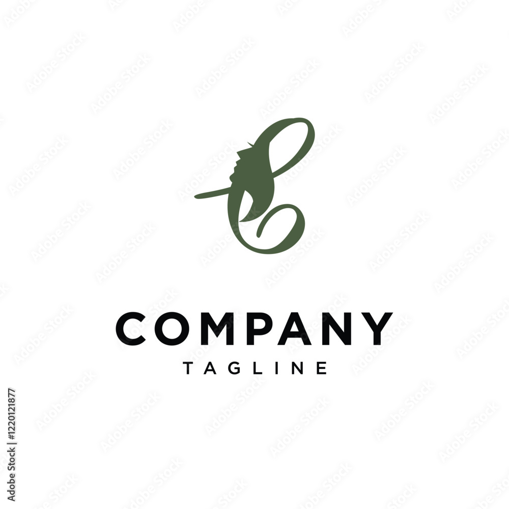 Letter C Beauty Salon Logo Icon Vector Letter C Beauty Salon Logo Icon Vector