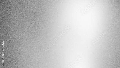 Canvas-taulu shiny grainy gradient silver diffused gray abstract blurry bright background