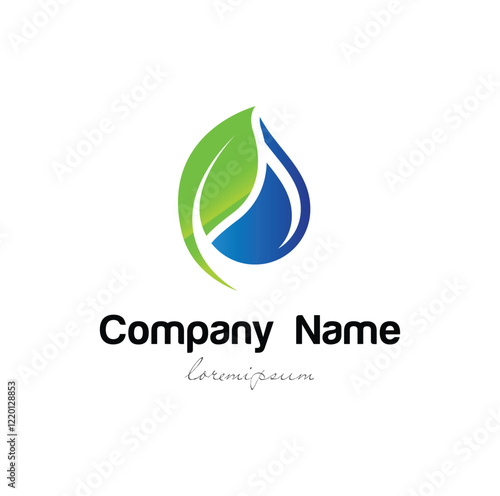 Illustration graphic vector of natural fresh mountain water logo design template