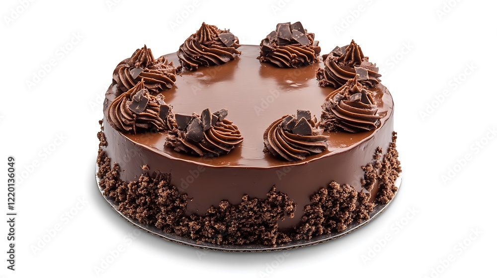 Decadent Chocolate Cake: A Symphony of Rich Brown Hues Decadent Chocolate Cake: A Symphony of Rich Brown Hues