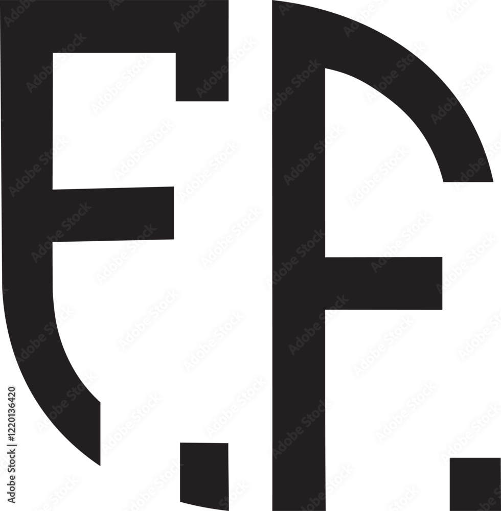 Obraz premium FF LEAF SHAPE LOGO.eps