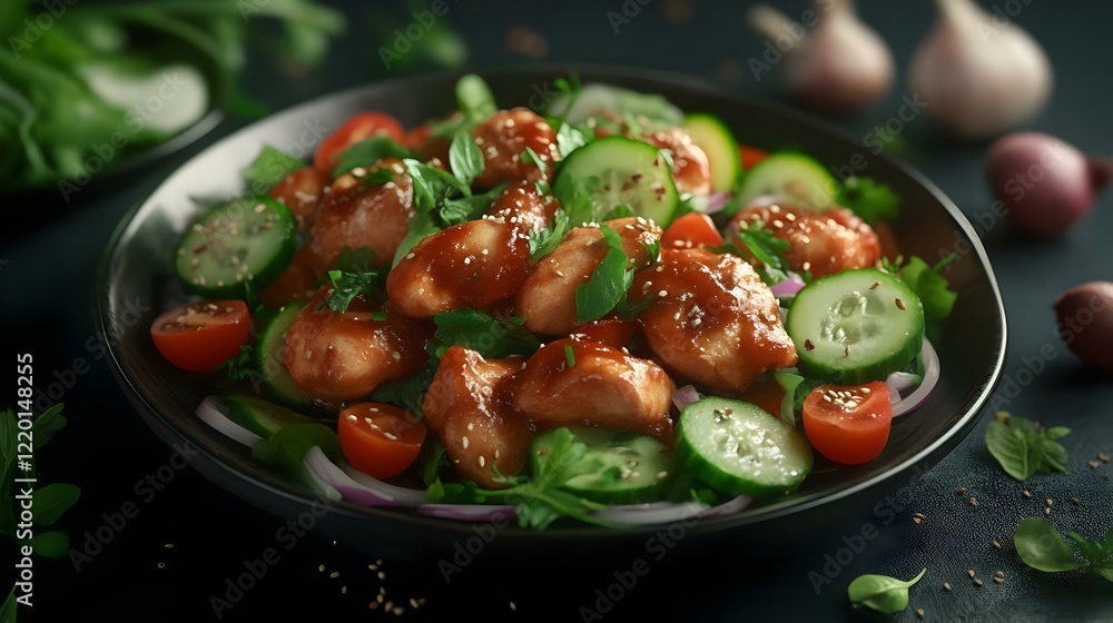 chicken salad with cucumbers tomatoes chicken salad with cucumbers tomatoes