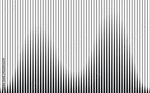 Line wave seamless pattern halftone abstract background
