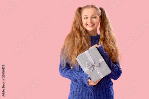 Happy beautiful young woman...