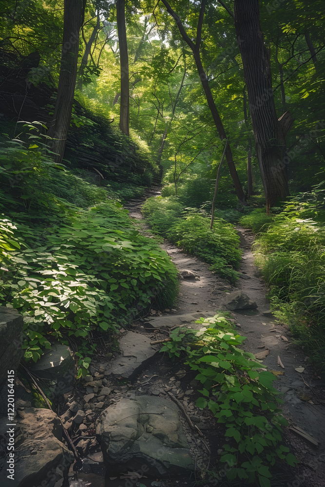 Tranquil and Adventurous Hiking Trail in the Bountiful Wilderness of New Jersey Tranquil and Adventurous Hiking Trail in the Bountiful Wilderness of New Jersey