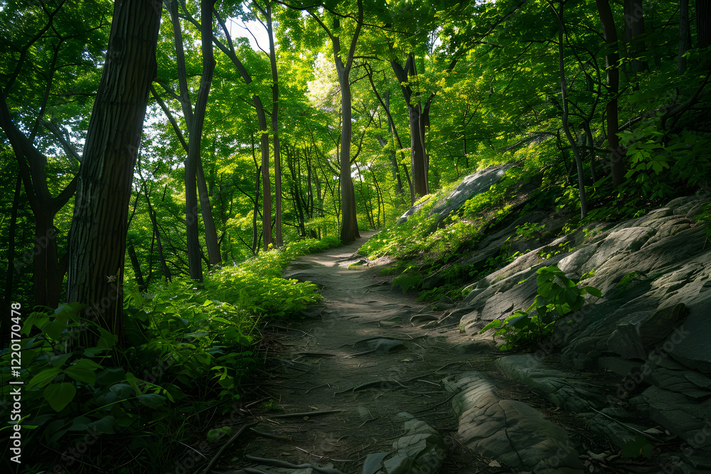 Tranquil and Adventurous Hiking Trail in the Bountiful Wilderness of New Jersey Tranquil and Adventurous Hiking Trail in the Bountiful Wilderness of New Jersey