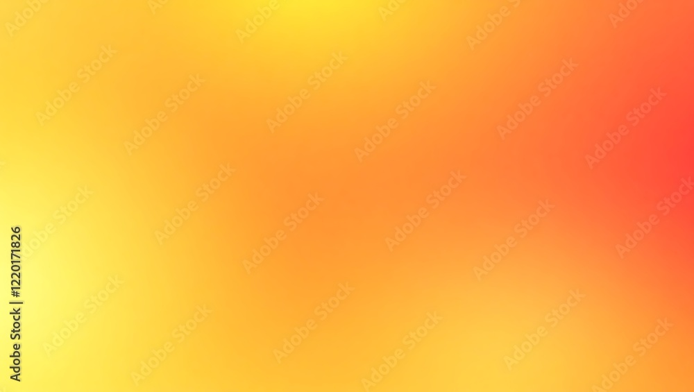 Obraz premium Radiant fiery gradient of yellow and orange blending seamlessly with a glowing abstract texture for modern and vibrant backgrounds