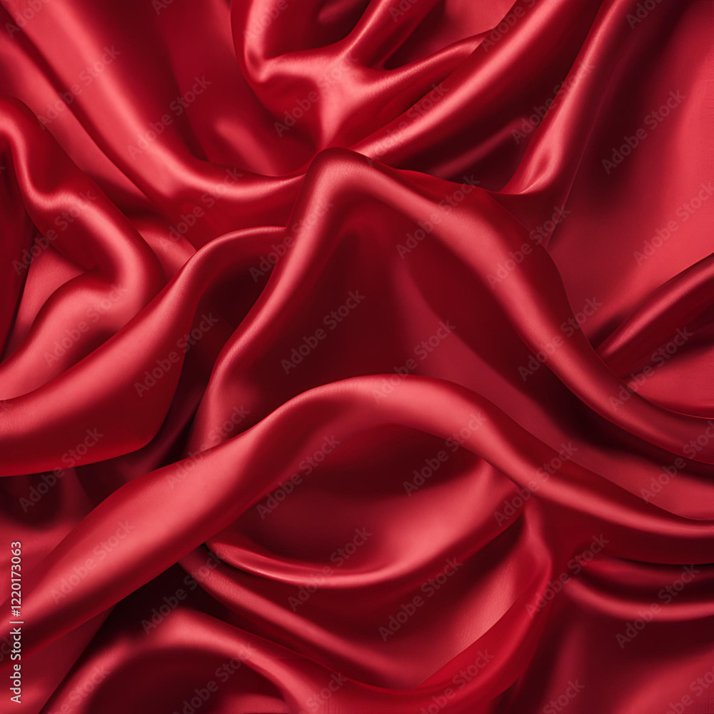 Obraz premium Red Silk background