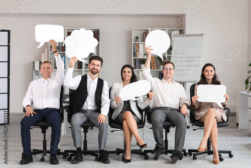 Team of business people wit...