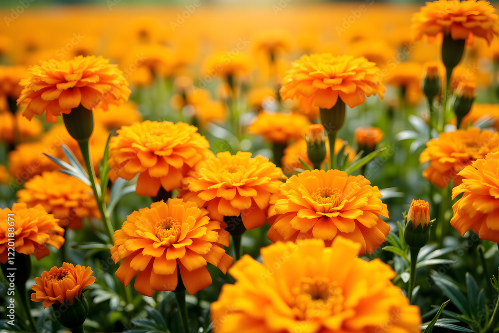 Spring comes with the revival of nature, and the calendula blooms in the warm sun. Capture the beauty and renewal of the season, showcasing vibrant calendula flowers. Spring comes with the revival of nature, and the calendula blooms in the warm sun. Capture the beauty and renewal of the season, showcasing vibrant calendula flowers.