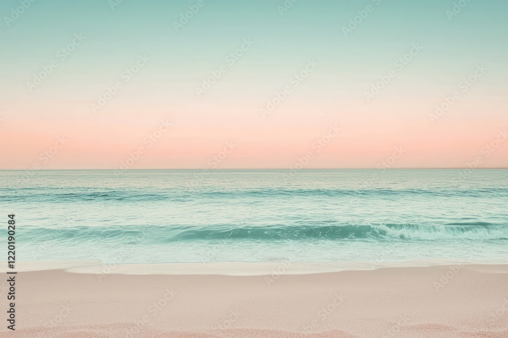 Sandpaper effect from peach to seafoam, soothing gradient Sandpaper effect from peach to seafoam, soothing gradient