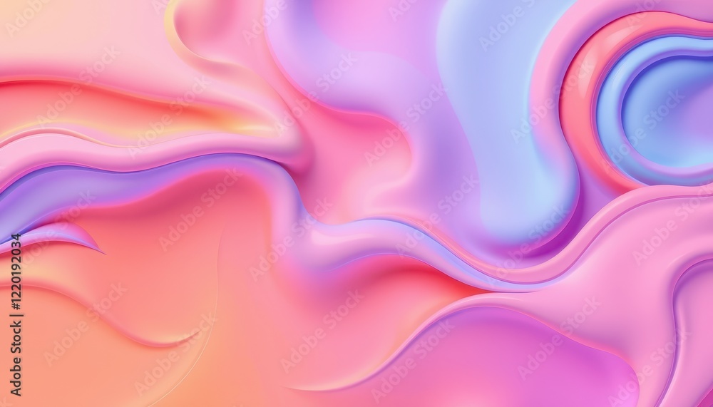Abstract Pastel Swirls Pink Purple Fluid Design Abstract Pastel Swirls Pink Purple Fluid Design