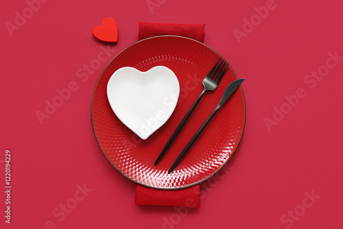 Romantic valentine's day di...