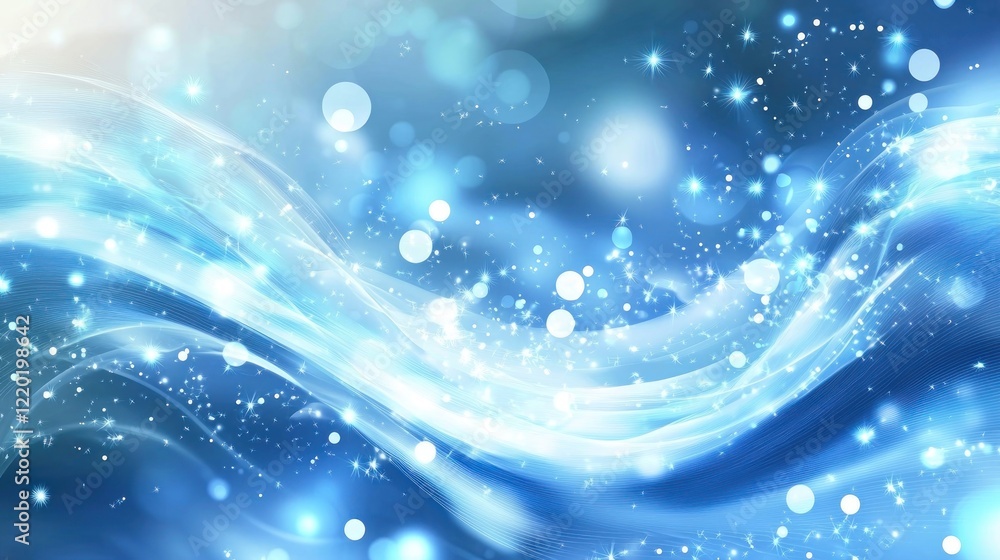 Abstract Cool-Toned Swirling Lights Abstract Cool-Toned Swirling Lights