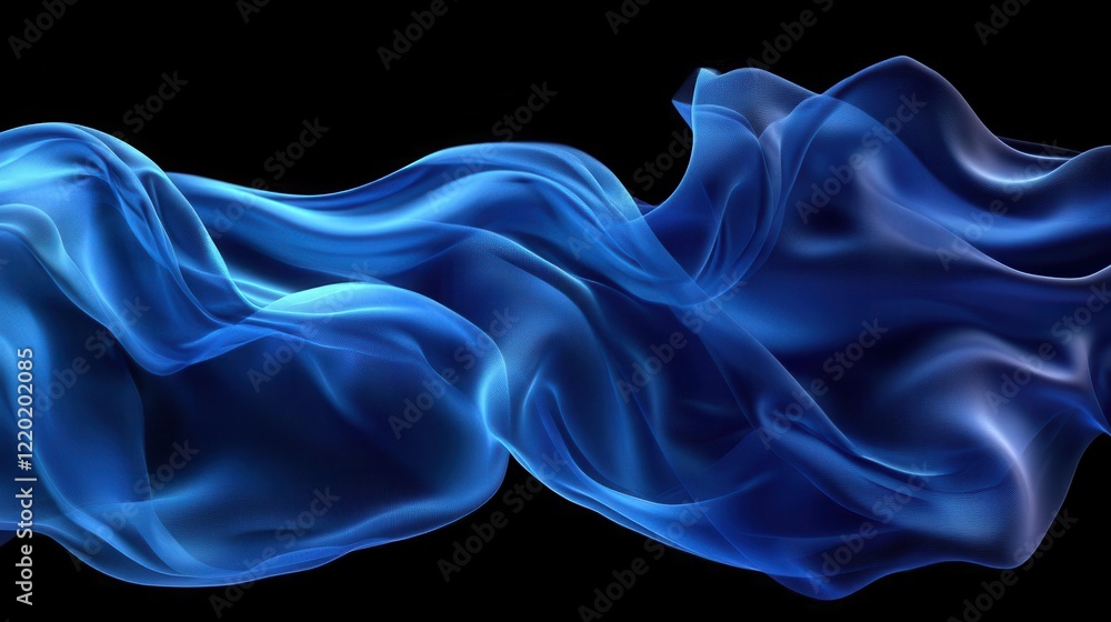 abstract fluid silk fabric flowing in zero gravity iridescent blues and purples ethereal lighting digital art abstract fluid silk fabric flowing in zero gravity iridescent blues and purples ethereal lighting digital art