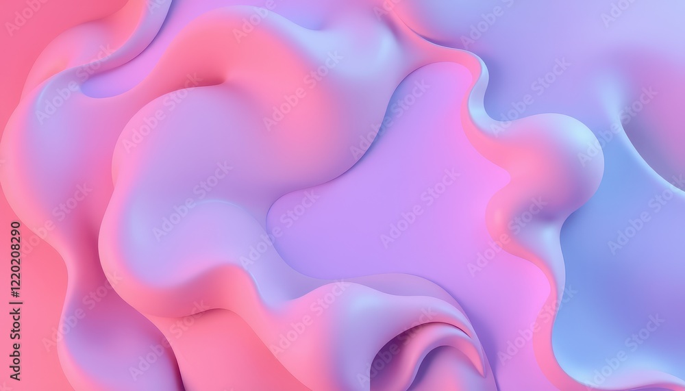 Abstract Pink and Purple Fluid Wave Design Abstract Pink and Purple Fluid Wave Design