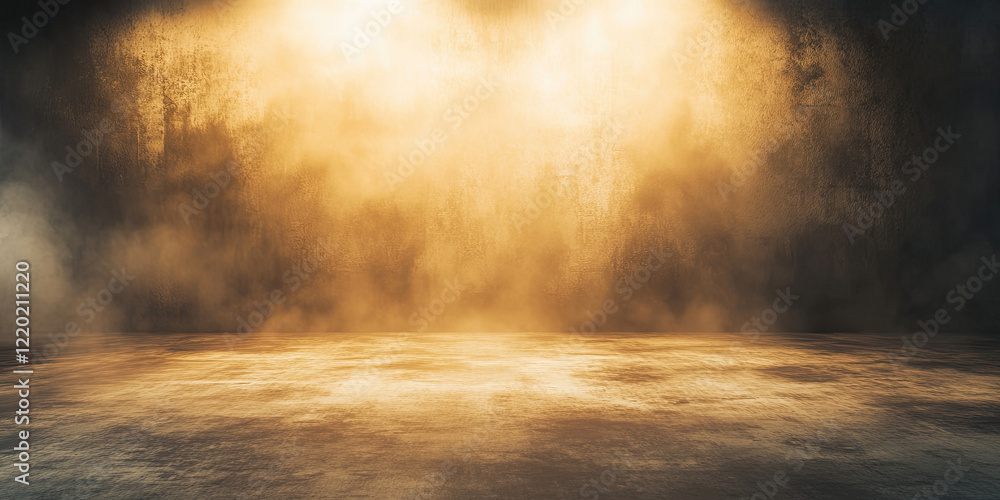Fototapeta premium Graphic resource background, misty backdrop, ambient soft color wide backgrounds design hazy mist fog sparse empty