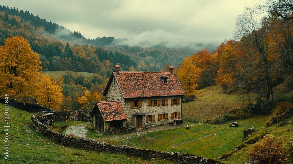 Secluded Stone House in Secluded Stone House in