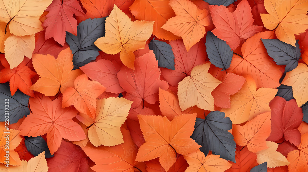 Autumn leaves background, vibrant fall foliage, nature texture, website design Autumn leaves background, vibrant fall foliage, nature texture, website design