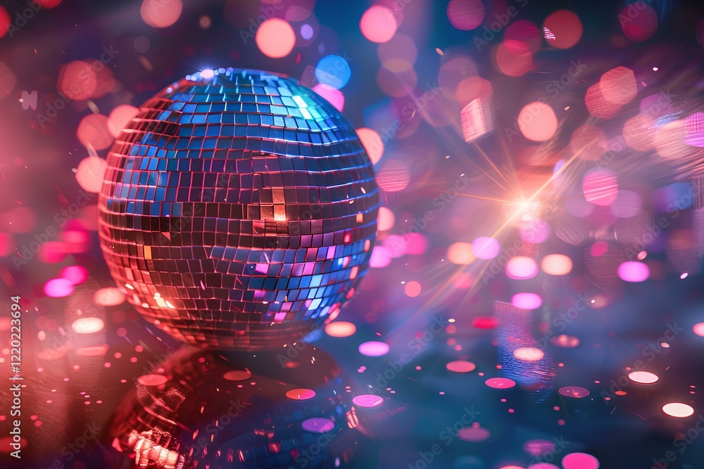 Fototapeta premium A disco ball sitting on top of a table