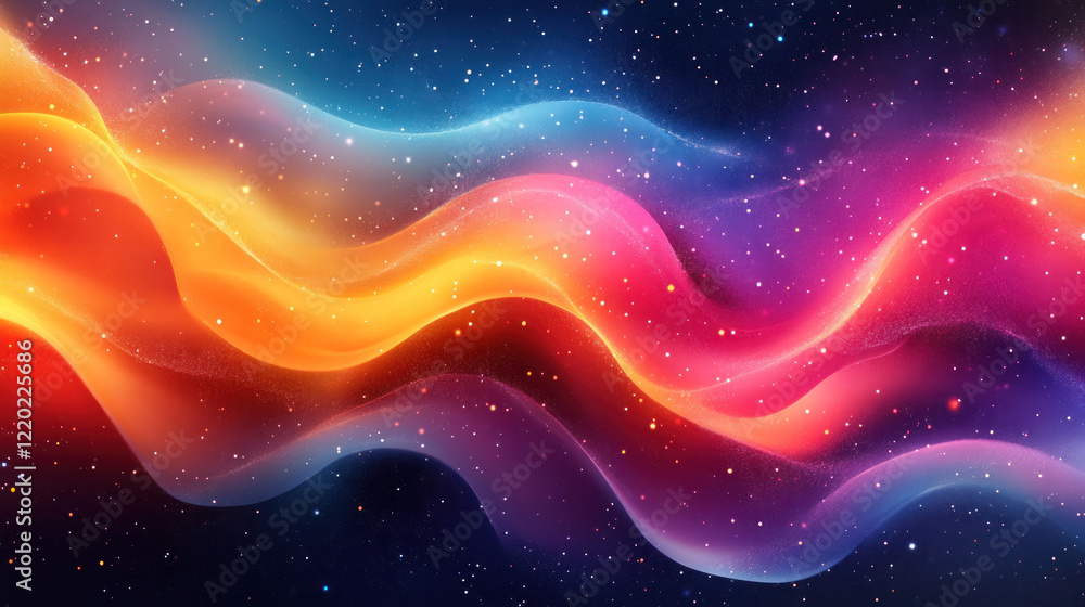 Obraz premium A vibrant sports-themed background featuring abstract shapes and dynamic motion