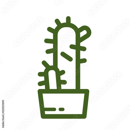 Flower Gardening Vector Linear Floral Element Icon Symbol